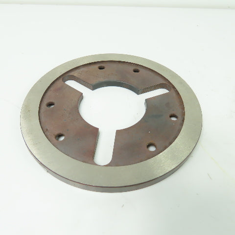 Machine Chuck Plate 5.325" OD 2.80" ID Bore 5/16" Thick Lot Of 4
