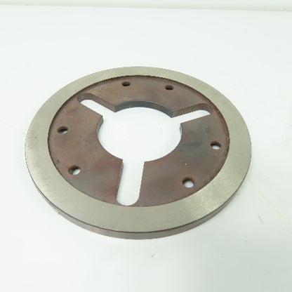 Machine Chuck Plate 5.325" OD 2.80" ID Bore 5/16" Thick Lot Of 4