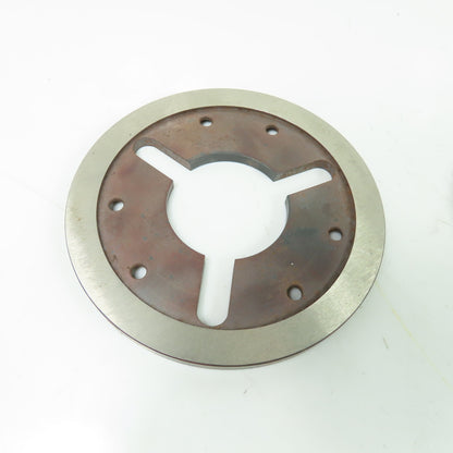 Machine Chuck Plate 5.325" OD 2.80" ID Bore 5/16" Thick Lot Of 4