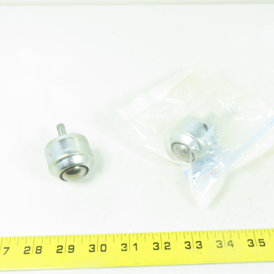 SKF BT 1501-13-23 Carbon Steel Ball Transfer 110Lb Cap 35.8mm Mount Height Lot/2