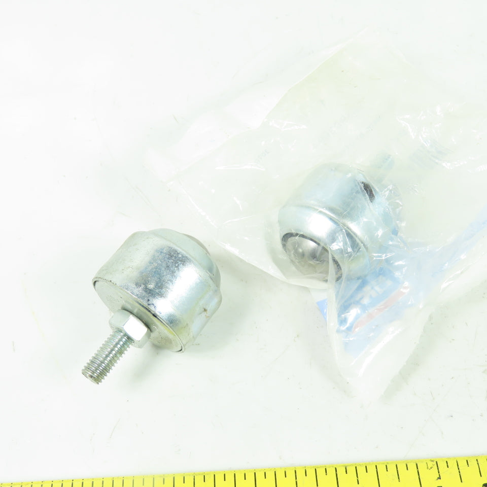 SKF BT 1501-13-23 Carbon Steel Ball Transfer 110Lb Cap 35.8mm Mount Height Lot/2