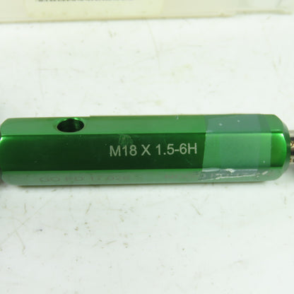 GF Gage 55319438 Plug Thread Gage M18x1.5 Thread 6H Go PD 17.026 NoGo PD 17.216