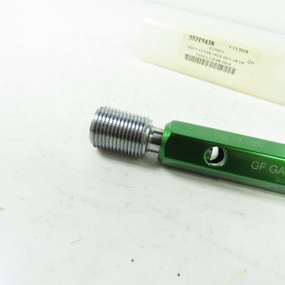 GF Gage 55319438 Plug Thread Gage M18x1.5 Thread 6H Go PD 17.026 NoGo PD 17.216