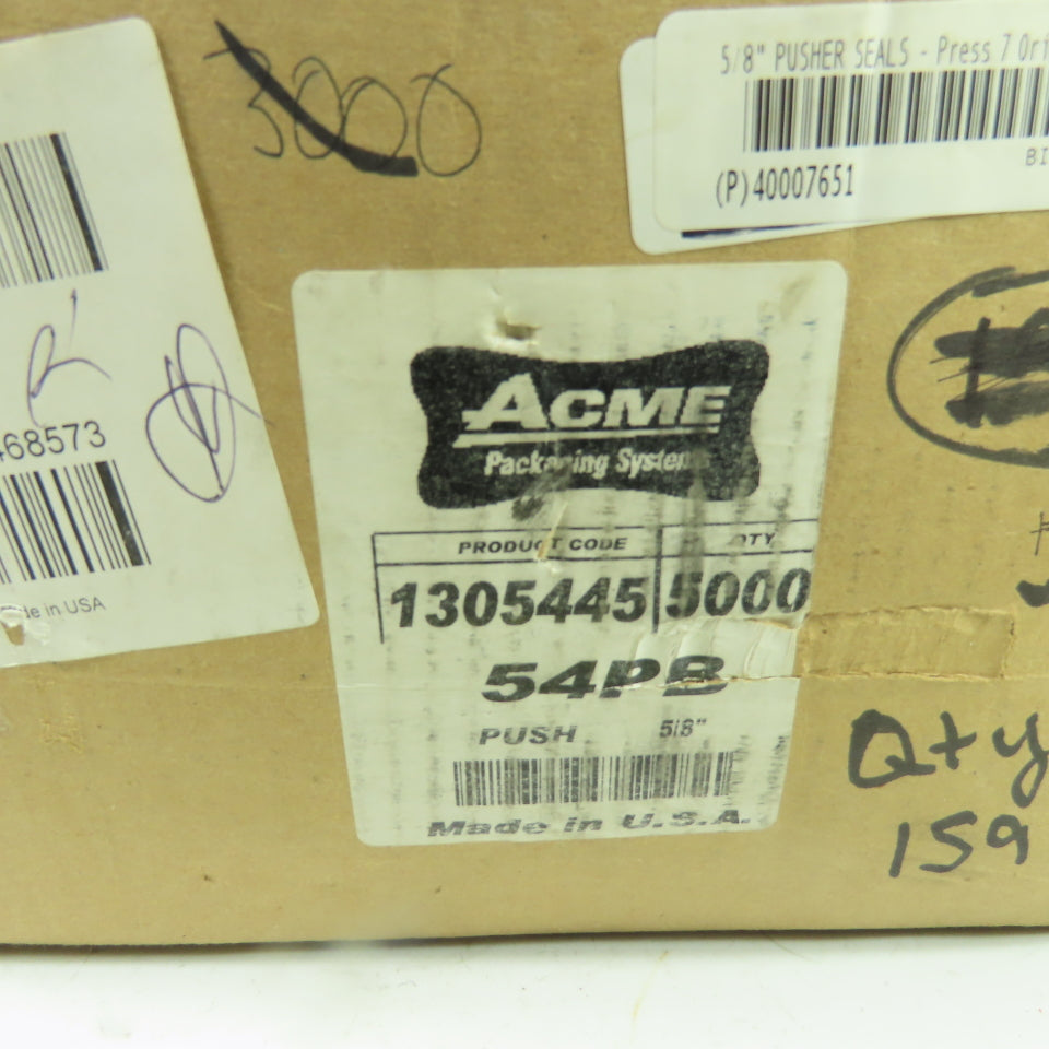 Acme 54PB 5/8" Pusher Seal Steel Banding Lot Of 1550