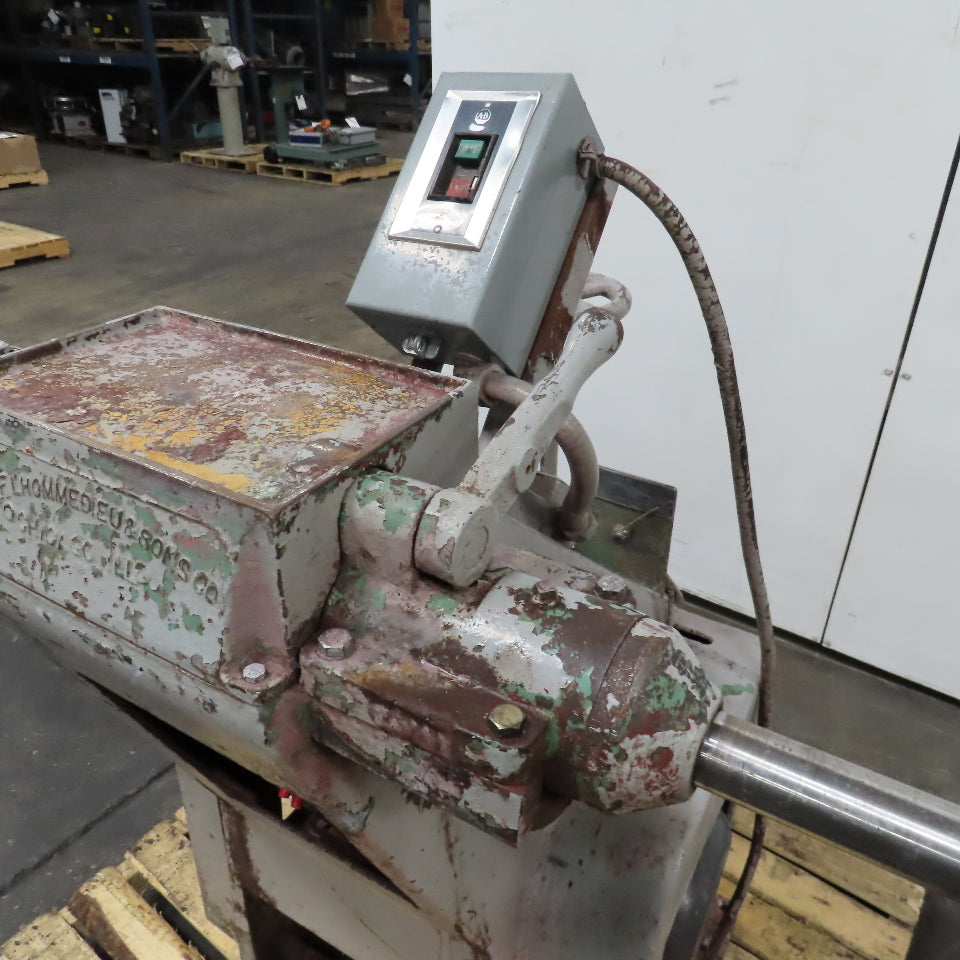 Chas. F L'Hommedieu 5Hp 208-230/460V Pedestal Buffer 1735RPM 1-1/4" Arbor