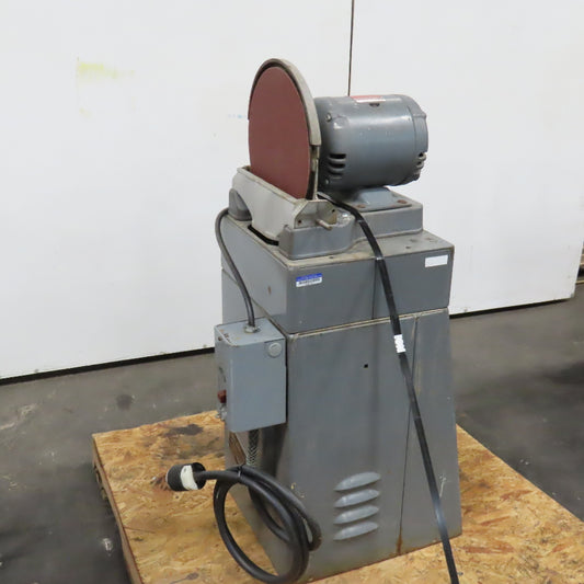 Rockwell 31-426 12" Pedestal Disc Sander 1/2Hp 208V 3Ph 1725 RPM