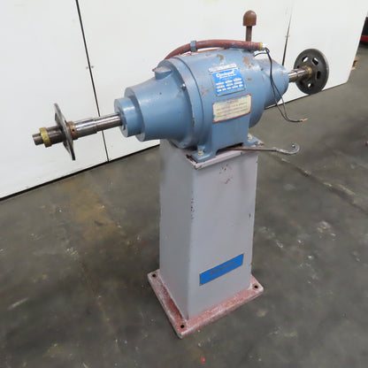 Cincinnati Model 102 480V 3Ph Pedestal Buffer 3Hp 1-1/4" Spindle 3600RPM