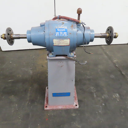 Cincinnati Model 102 480V 3Ph Pedestal Buffer 3Hp 1-1/4" Spindle 3600RPM