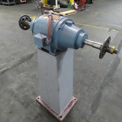 Cincinnati Model 102 480V 3Ph Pedestal Buffer 3Hp 1-1/4" Spindle 3600RPM