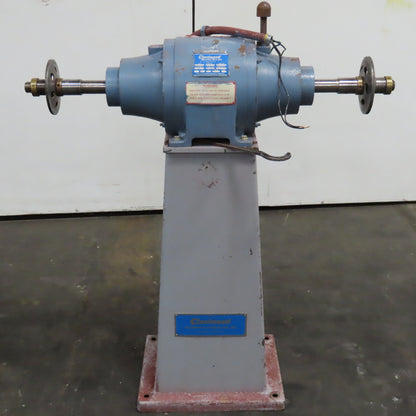 Cincinnati Model 102 480V 3Ph Pedestal Buffer 3Hp 1-1/4" Spindle 3600RPM