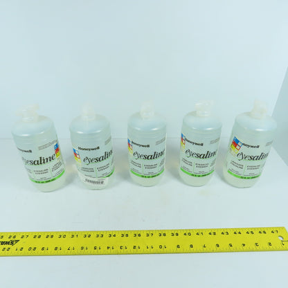 Honeywell Sterile Isotonic Solution Eyesaline Eye & Face Wash 32 Fl. Oz. Lot/5