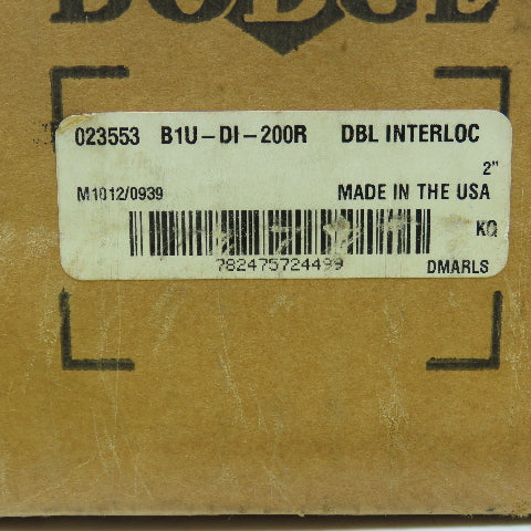 Dodge B1U-DI-200R 023553 2" B-1 Cartridge Unit Roller Bearing