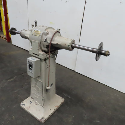 US Electrical Tools Model 90 480V 3Ph Pedestal Buffer 3Hp 1-1/4" Spindle 3450RPM