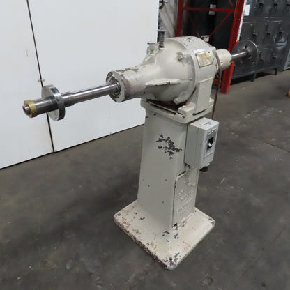 US Electrical Tools Model 90 480V 3Ph Pedestal Buffer 3Hp 1-1/4" Spindle 3450RPM