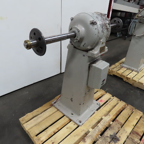 Reliance Motor Lathe AC3 480V 3Ph Pedestal Buffer 3Hp 1-1/4" Spindle 3400RPM