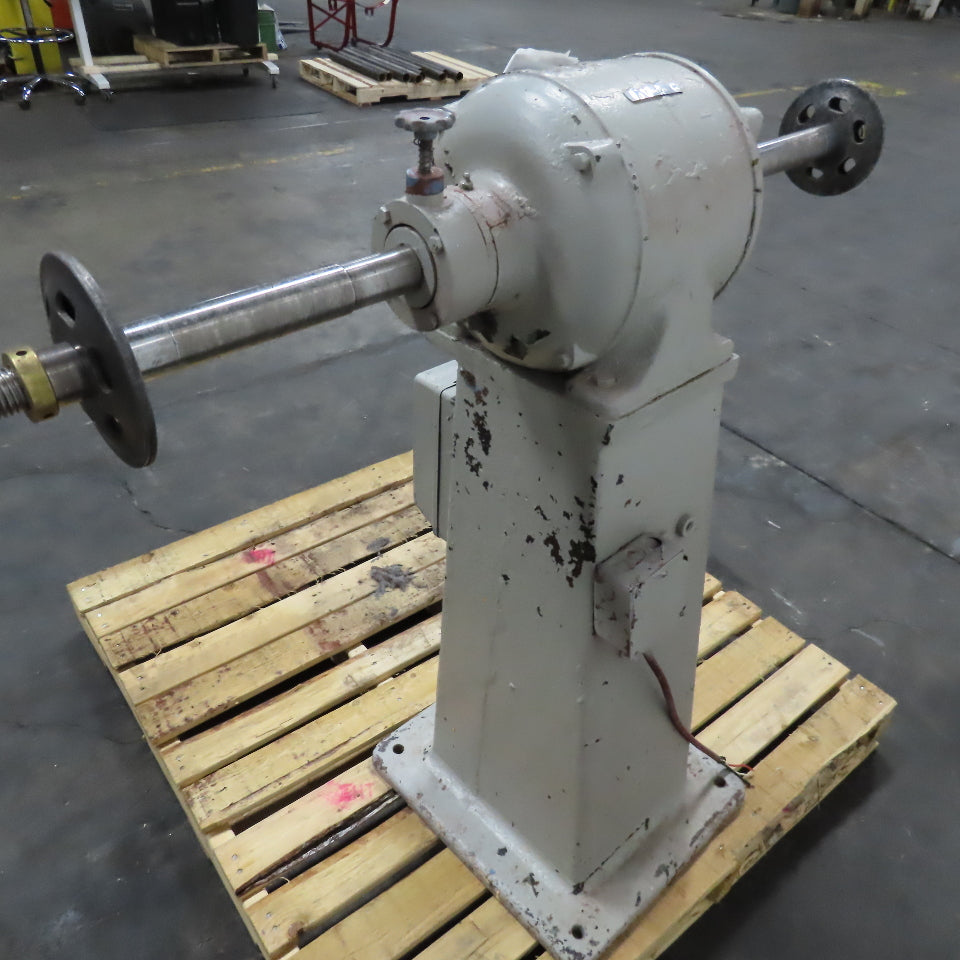 Reliance Motor Lathe AC3 480V 3Ph Pedestal Buffer 3Hp 1-1/4" Spindle 3400RPM