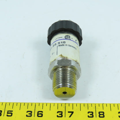 Wika 8340638 Tronic Line Pressure Transmitter 0-5000PSI 10-30V DC 4-20mA 1/2"