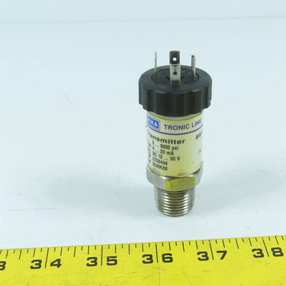 Wika 8340638 Tronic Line Pressure Transmitter 0-5000PSI 10-30V DC 4-20mA 1/2"