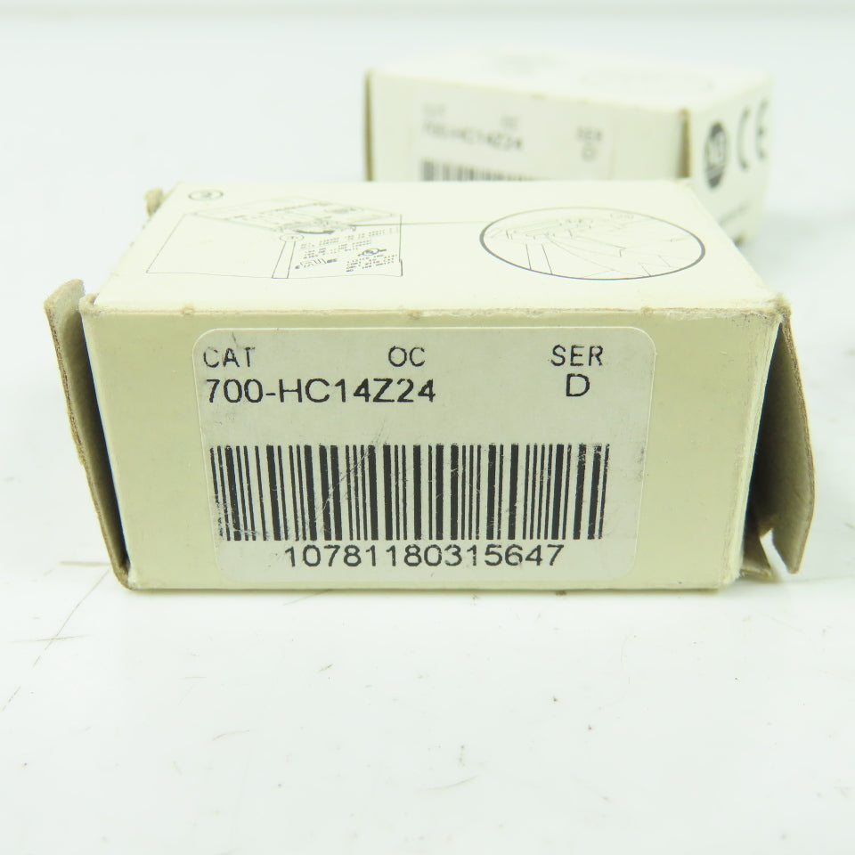 Allen Bradley 700-HC14Z24 Ser D Ice Cube Relay 24VDC 7A Lot Of 3 NEW