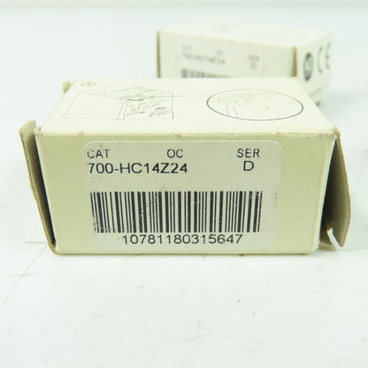 Allen Bradley 700-HC14Z24 Ser D Ice Cube Relay 24VDC 7A Lot Of 3 NEW