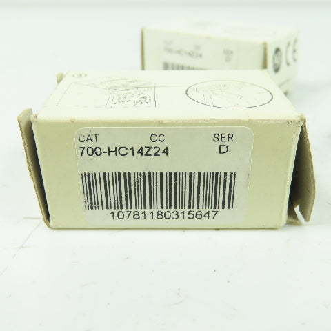 Allen Bradley 700-HC14Z24 Ser D Ice Cube Relay 24VDC 7A Lot Of 3 NEW
