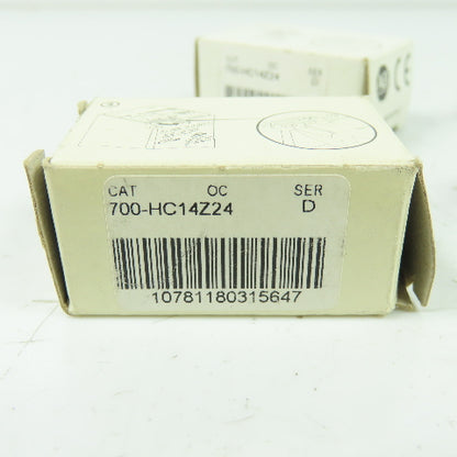 Allen Bradley 700-HC14Z24 Ser D Ice Cube Relay 24VDC 7A Lot Of 3 NEW