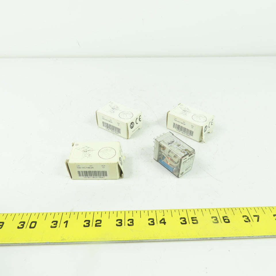 Allen Bradley 700-HC14Z24 Ser D Ice Cube Relay 24VDC 7A Lot Of 3 NEW