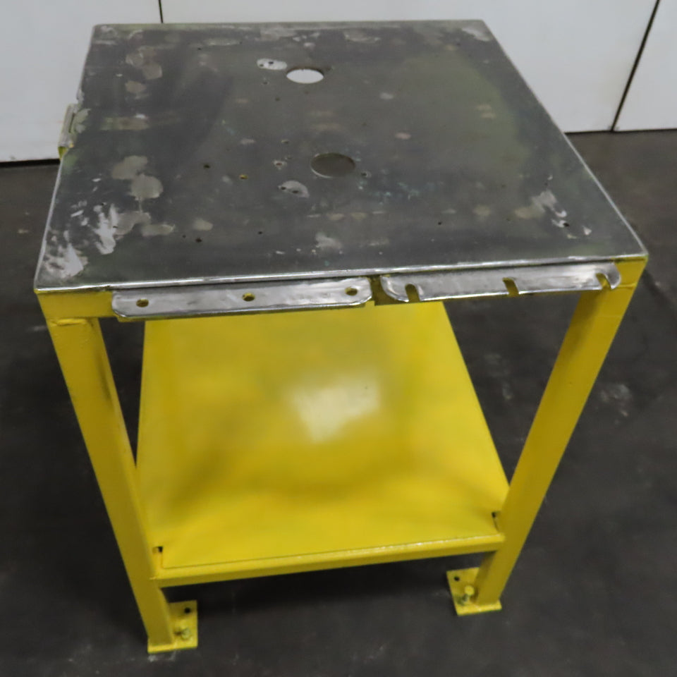 30" x 30" x 40" Tall Steel Top Assembly Bench Press Table Base W/ Shelf