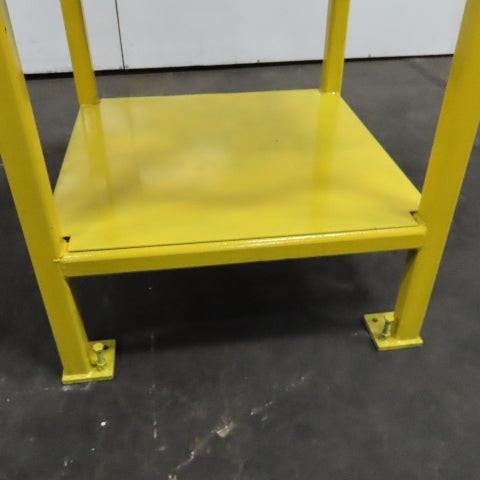 30" x 30" x 40" Tall Steel Top Assembly Bench Press Table Base W/ Shelf