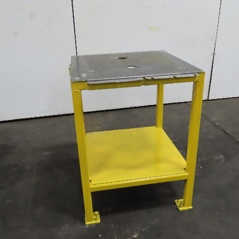 30" x 30" x 40" Tall Steel Top Assembly Bench Press Table Base W/ Shelf
