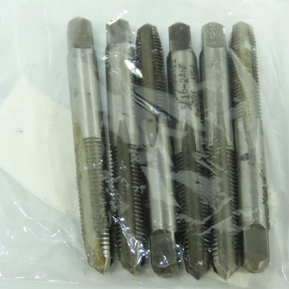 Large Lot Misc. Sizes Straight Hand Taps 5/16-24, 3/8-24, 1/2-20, 5/8-18 Lot/25
