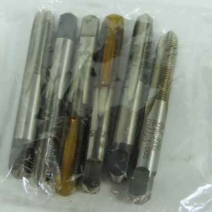 Large Lot Misc. Sizes Straight Hand Taps 5/16-24, 3/8-24, 1/2-20, 5/8-18 Lot/25