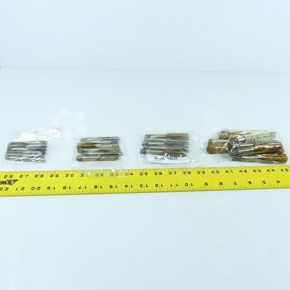 Large Lot Misc. Sizes Straight Hand Taps 5/16-24, 3/8-24, 1/2-20, 5/8-18 Lot/25