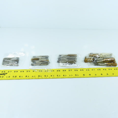 Large Lot Misc. Sizes Straight Hand Taps 5/16-24, 3/8-24, 1/2-20, 5/8-18 Lot/25