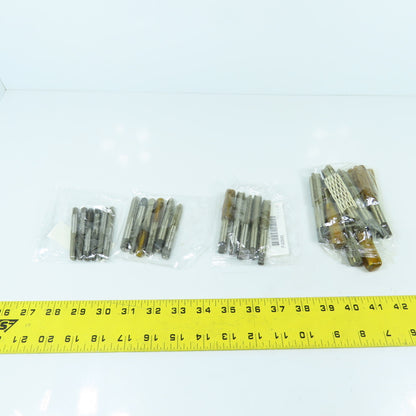 Large Lot Misc. Sizes Straight Hand Taps 5/16-24, 3/8-24, 1/2-20, 5/8-18 Lot/25