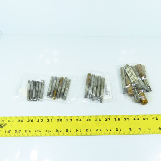 Large Lot Misc. Sizes Straight Hand Taps 5/16-24, 3/8-24, 1/2-20, 5/8-18 Lot/25