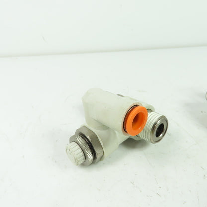 SMC ASP630F Flow Control Pilot Check Valve Lot Of 2