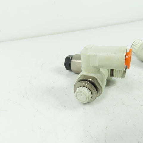 SMC ASP630F Flow Control Pilot Check Valve Lot Of 2
