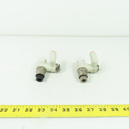 SMC ASP630F Flow Control Pilot Check Valve Lot Of 2