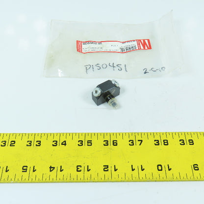 Special Springs BDSM02-45 39BDSM02-45 Cylinder Hose Block Connector 02-45°