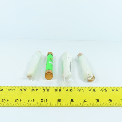 Bussmann Fuseton FRS-R-10 Energy Efficient 10A Time Delay Fuses 600VAC Lot Of 4