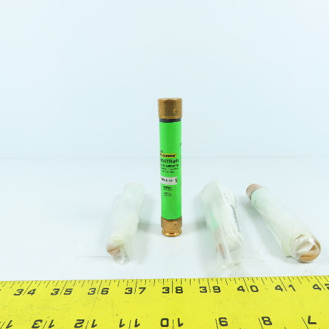 Bussmann Fuseton FRS-R-10 Energy Efficient 10A Time Delay Fuses 600VAC Lot Of 4