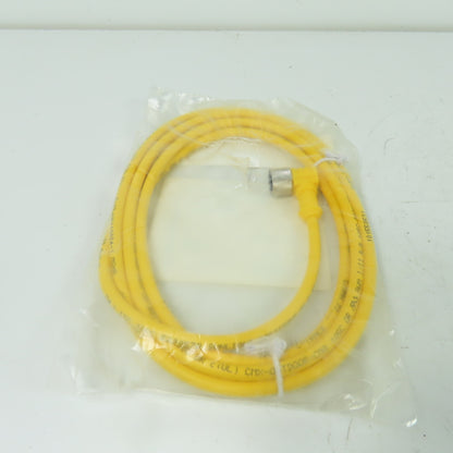 Turck WKB 3T-2 Micro Fast Cordset Cable 3-Pin Female Right Angle NEW Lot of 2