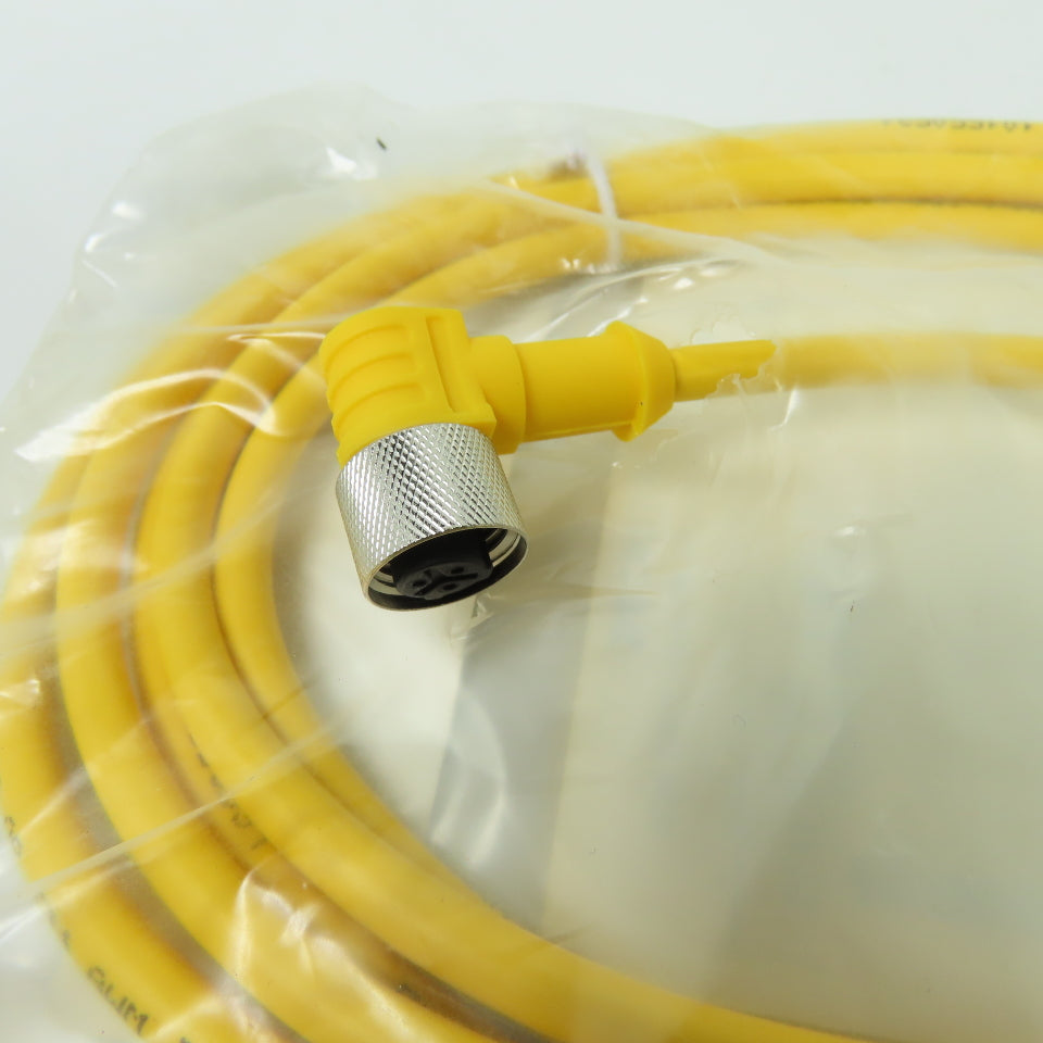 Turck WKB 3T-2 Micro Fast Cordset Cable 3-Pin Female Right Angle NEW Lot of 2