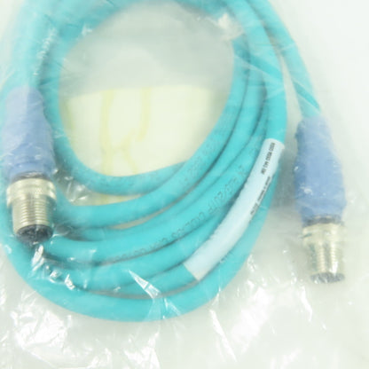 Turck RSSD RSSD 441-3M Ethernet Cordset Cable 4-Pin Male Straight U-02483
