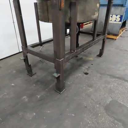 Custom Made Hot Work Oven Discharge Cooling Conveyor 24" Rail Width .75Hp 3Ph