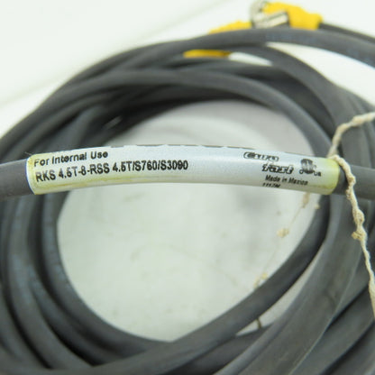 Turck RKS 4.5T-8-RSS 4.5T/S760/S3090 Euro Fast Cordset Cable 5-Pin Male/Female