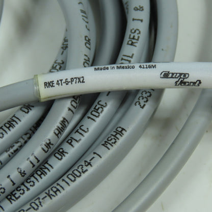 Turck RKE 4T-6-P7X2 Single Ended M12 Straight Sensor Cordset 30V 4A