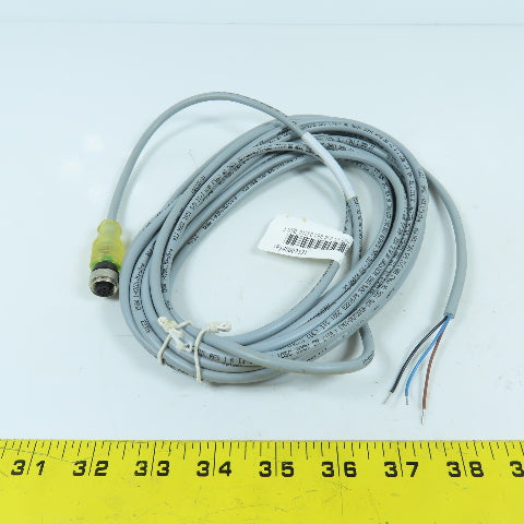 Turck RKE 4T-6-P7X2 Single Ended M12 Straight Sensor Cordset 30V 4A