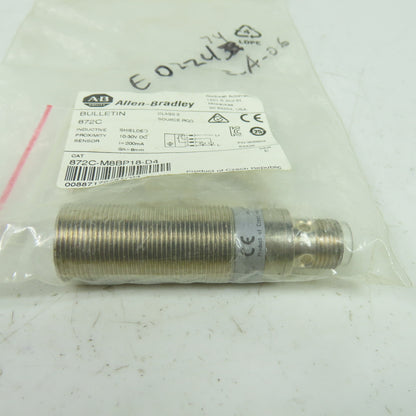 Allen Bradley 872C-M8BP18-D4 SerE Inductive Proximity Sensor Switch 10-30VDC NEW